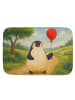 Mr. & Mrs. Panda Badteppich Pinguin Luftballon Design ohne Spruch in Weiß