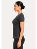 SMILODOX LEO T-Shirt Velvara in Schwarz Leo
