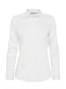 Fransa Langarmbluse FRZashirt 1 shirt - 20600181  Klassische Bluse mit bequemer Passform in weiß