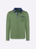 WITT WEIDEN Langarm-Poloshirt in eucalyptus