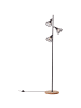 Brilliant Standleuchte, 3-flammig Avia ⌀ 38 cm in schwarz/holz