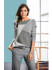 Heine Kaschmirpullover in grau-ecru