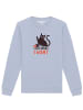 wat? Apparel Sweatshirt Cat in Serene Blue