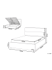 Beliani 2-tlg Doppelbett BONIFACIO in Grau/Schwarz