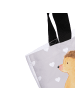 Mr. & Mrs. Panda Tote Bag Damen Igel händchenhaltend ohne Spruch in Grau Pastell