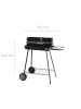 Intex Grill rechteckig auf Rollen KARMILA in Schwarz, (B) 45 x (H) 84,5 x (L) 79,5 cm