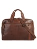 SPIKES & SPARROW Reisetasche echt Leder in cognac