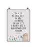Mr. & Mrs. Panda Print Otter Stein mit Spruch in Grau Pastell