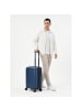 Redolz Essentials 11 4 Rollen Kabinentrolley 55 cm mit Dehnfalte in midnight blue
