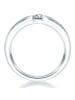 Trilani Ring aus Sterling Silber mit Zirkonia in silber
