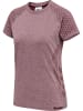 Hummel Hummel T-Shirt Hmlci Yoga Damen Dehnbarem Feuchtigkeitsabsorbierenden Nahtlosen in NOCTURNE MELANGE