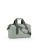 Reisenthel travelling allrounder M - Reisetasche 40 cm (smiley grey) in twist sage