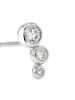 Tom Tailor Ohrstecker Silber 925, rhodiniert in silber