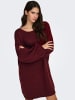 JDY Strickkleid in Cabernet