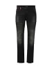 2Y Premium 2Y Premium Eladio Open Hem Slim Fit Jeans in washed black