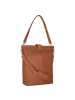 Plevier Bow Schultertasche Leder 30 cm Laptopfach in cognac