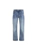 7FOR Blau Baumwolle Straight-Leg Jeans
