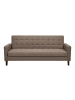 ebuy24 Schlafsofa Elva Braun 204 x 85 cm