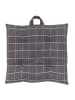 Today Stuhlkissen kariert SOFT GEOMETRY, Baumwolle in Grau, (B) 40 x (H) 6 x (L) 40 cm
