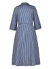 Zero  Hemdblusenkleid mit 3/4 Arm in Dark Blue/White