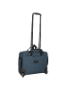 Dermata 2 Rollen Businesstrolley 44 cm Laptopfach petrol