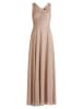 Vera Mont Abendkleid mit Plissee in Cream/White