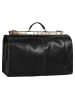 piké Doktortasche / Reisetasche LOMBARDIA GRANDE echt Leder in schwarz