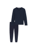Schiesser Pyjama in Dunkelblau (Burgund)