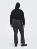 ONLY Carmakoma Flared fit jeans in Dark Grey Denim