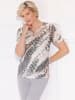 WITT WEIDEN Rundhalsshirt in ecru-grau-bedruckt