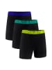 Under Armour Boxershort 3er Pack in Schwarz/Blau/Grün/Gelb