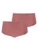 Puma 2er Pack Invisible Ultra Soft Cotton Mini Shorts in Altrosa