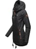 ragwear Winterjacke Zuzka Winter in Black Zig Zag21