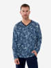 HOM Pyjama Compiegne Long Sleepwear in navy print