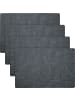 Erwin Müller Tischset 4er-Pack Elvas in anthrazit