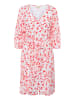 Cream Kleid CRGiselle A-shape in Pink Red Flower