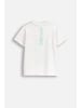 Coccodrillo T-Shirt aus Baumwolle mit kurzem Ärmel in weiß