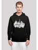 F4NT4STIC Basic Hoodie PARIS SKYLINE HOODIE in schwarz