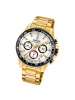Festina Chronograph-Armbanduhr Festina Timeless Chronograph gold groß (ca. 45mm)
