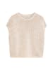 Marc O'Polo Ärmelloser Strickpullover oversized in Light Beige