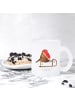 Mr. & Mrs. Panda Teetasse Rotkehlchen Schlitten ohne Spruch in Transparent
