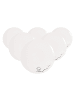 Villeroy & Boch 6er Set Frühstücksteller Statement Lines ø 21,2 cm weiß in weiß