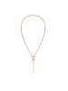 FYNCH-HATTON Halskette Heart x Cabochon in roségold