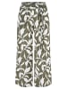 More & More Jerseyculotte in summer leaf print tundra olive