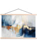 MuchoWow Lehrtafel / Wandbehang Blau
