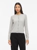 Vila Strickjacke in Light Grey Melange
