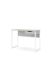 ebuy24 Schreibtisch Fula Weiß 110 x 48 cm