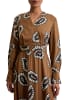 Marc O'Polo Wickelkleid A-Shape in Dark Beige