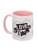 United Labels DC Comics Tasse Harley Quinn - Love Stinks  320 ml in rosa