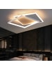 ZMH Deckenleuchte LED Dimmbar in Weiß eckig 44W Modern mit Fernbedienung L 44 CM